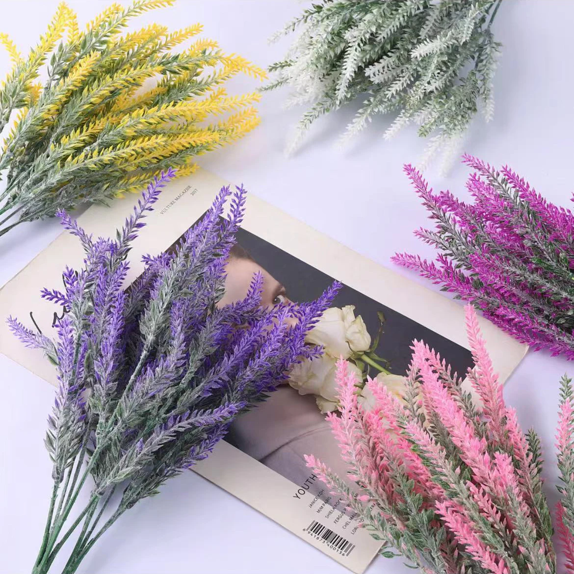 A Bunch of Provence Lavender Plastic Artificial Flowers False Plants Wedding Home Decoration Christmas Table Decoration
A Bunch of Provence Lavender Plastic Artificial Flowers False Plants Wedding Home Decoration Christmas Table Decoration