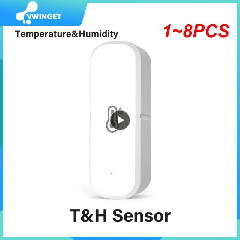 Умный гигрометр Tuya Zigbee/Wi-Fi, устройство для измерения влажности и температуры в помещении, дистанционное управление через приложение, работает с Alexa, 1-8 шт.
Умный гигрометр Tuya Zigbee/Wi-Fi, устройство для измерения влажности и температуры в помещении, дистанционное управление через приложение, работает с Alexa, 1-8 шт.