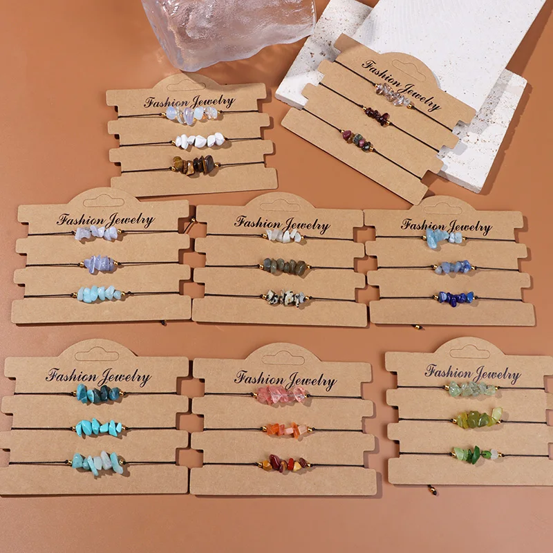Natural 5-8mm Irregular Stone Chip Beads Bracelet Women Men Adjustable Rope Bracelet Set Healing Energy Bracelets Jewelry Gifts
Natural 5-8mm Irregular Stone Chip Beads Bracelet Women Men Adjustable Rope Bracelet Set Healing Energy Bracelets Jewelry Gifts