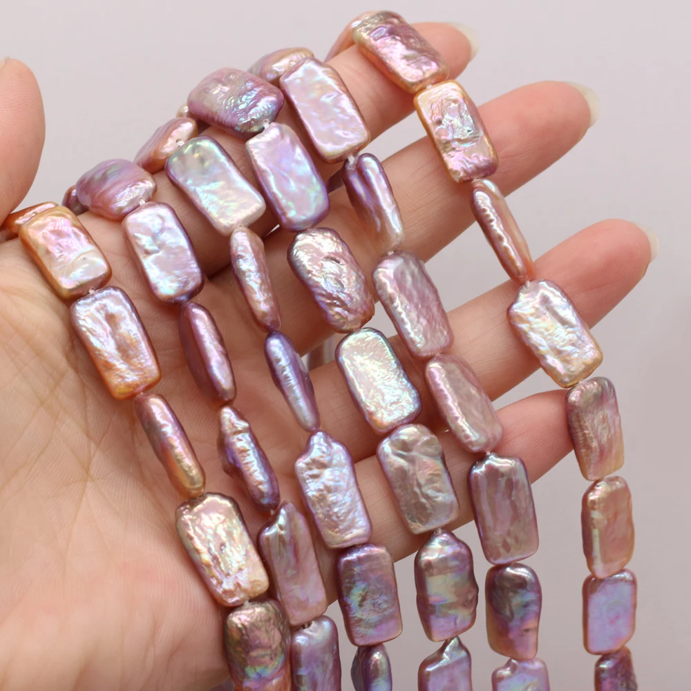 High Quality Natural Freshwater Pearl Beaded Irregular Purple Rectangle Making DIY Fashion Charm Bracelet Necklace Jewelry Gift
High Quality Natural Freshwater Pearl Beaded Irregular Purple Rectangle Making DIY Fashion Charm Bracelet Necklace Jewelry Gift