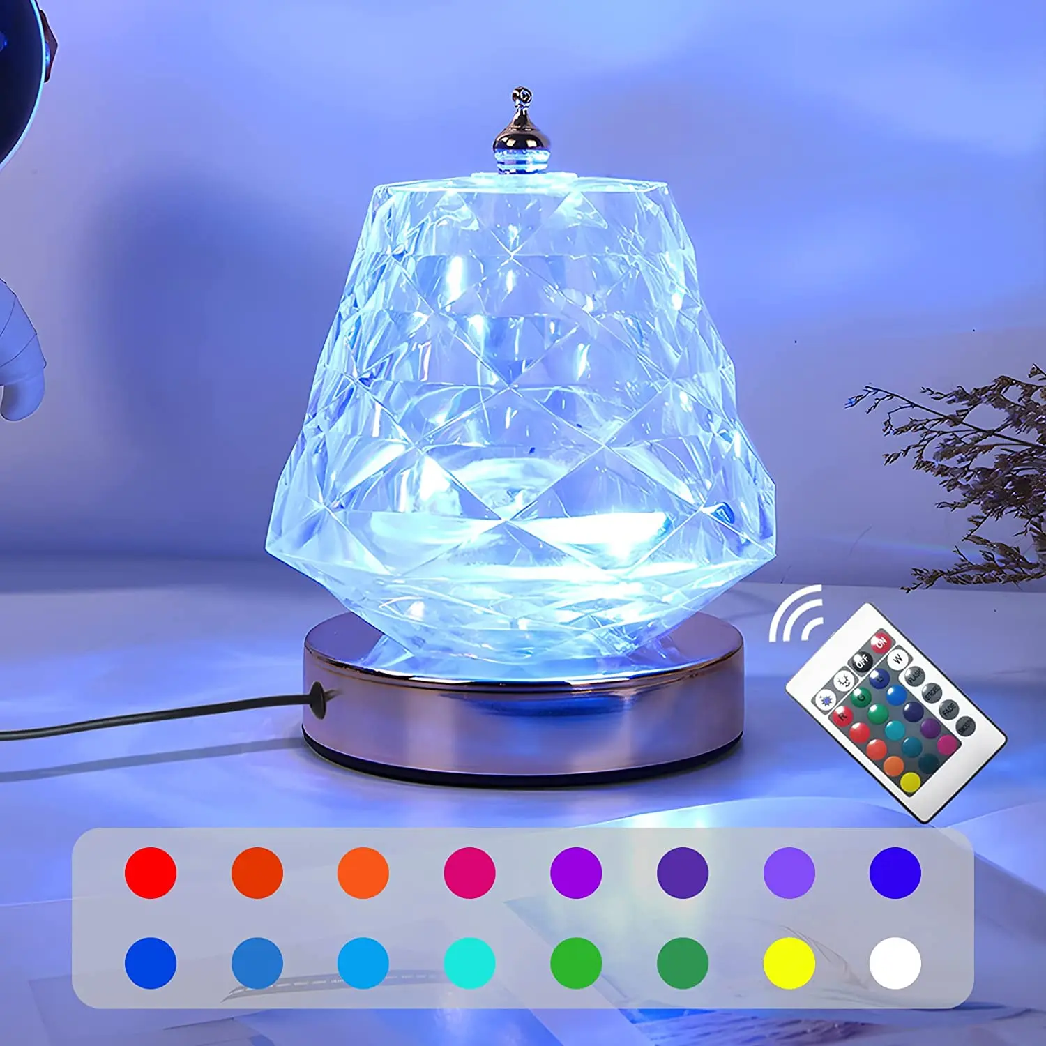 LED rotating rose crystal table lamp water ripple ambient motion projection romantic night light home bedroom gift decoration
LED rotating rose crystal table lamp water ripple ambient motion projection romantic night light home bedroom gift decoration