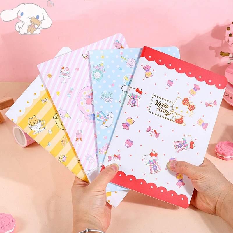 4PCS Cartoon Cute Anime Sanrioed Cinnamoroll Notebook Journal Pompom Purin Melody Kawaii Hand Account Stationery School Supplies
4PCS Cartoon Cute Anime Sanrioed Cinnamoroll Notebook Journal Pompom Purin Melody Kawaii Hand Account Stationery School Supplies