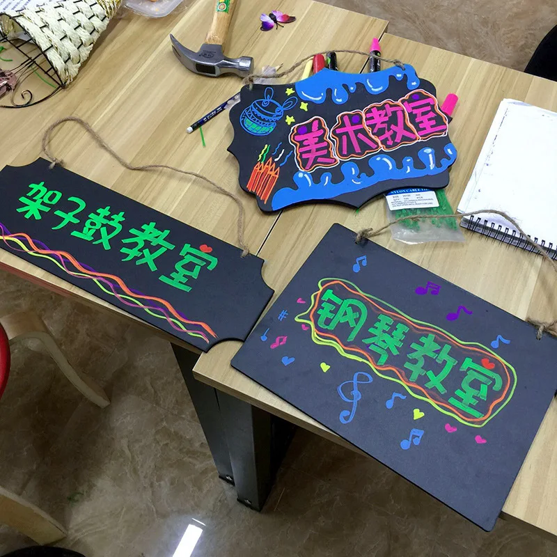 Double Sided Writable Hanging Small Chalkboard, Creative Doorplate, Home Message Board, Store Stall, Stall, Advertising Price Bo
Double Sided Writable Hanging Small Chalkboard, Creative Doorplate, Home Message Board, Store Stall, Stall, Advertising Price Bo