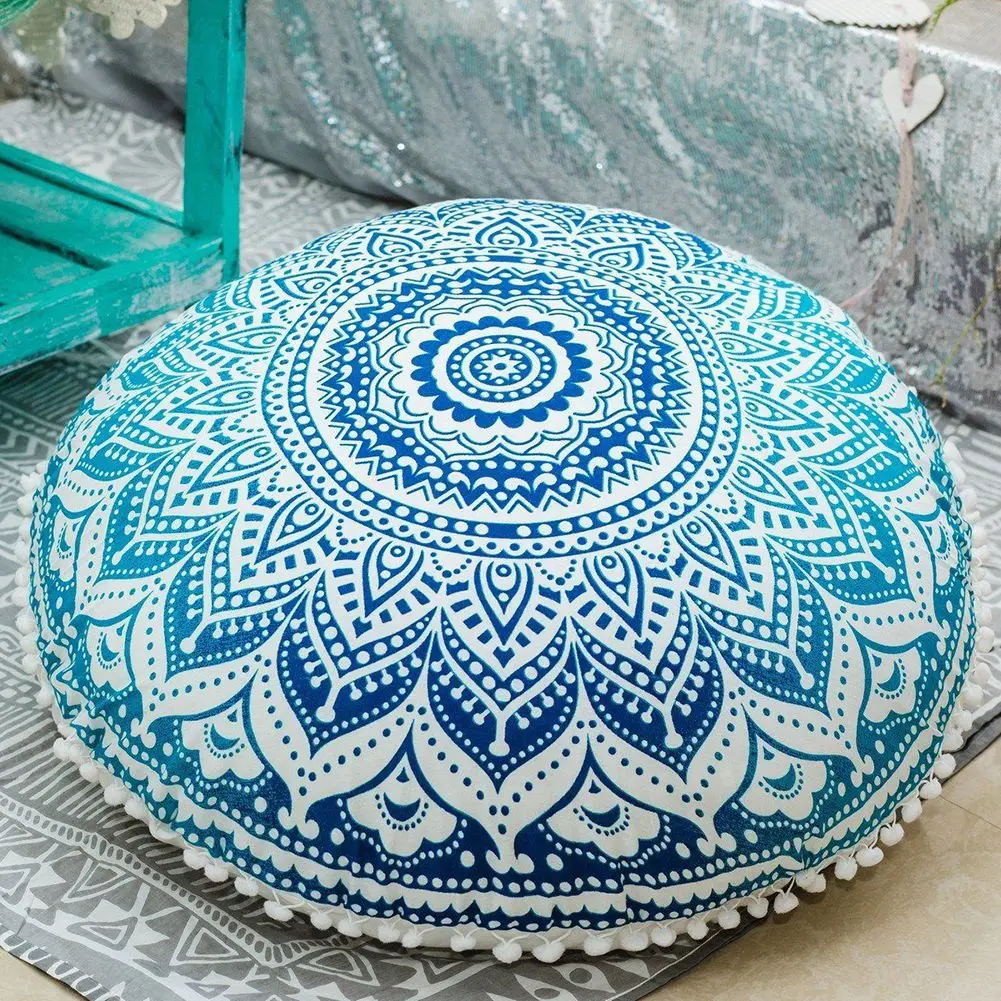 Home Decorative Cushions For Sofa 43CM Round Pattern Round Pillowcase Bohemian Polyester Fiber Cover Floor Cushion Pillow Cove
Home Decorative Cushions For Sofa 43CM Round Pattern Round Pillowcase Bohemian Polyester Fiber Cover Floor Cushion Pillow Cove
