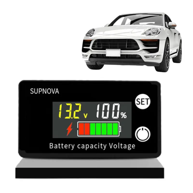 DC Voltage Meter 8-100V Electric Vehicle Voltage Meter Head 8-100V Lead-Acid Lithium Storage Power Testing Instrument Led
DC Voltage Meter 8-100V Electric Vehicle Voltage Meter Head 8-100V Lead-Acid Lithium Storage Power Testing Instrument Led