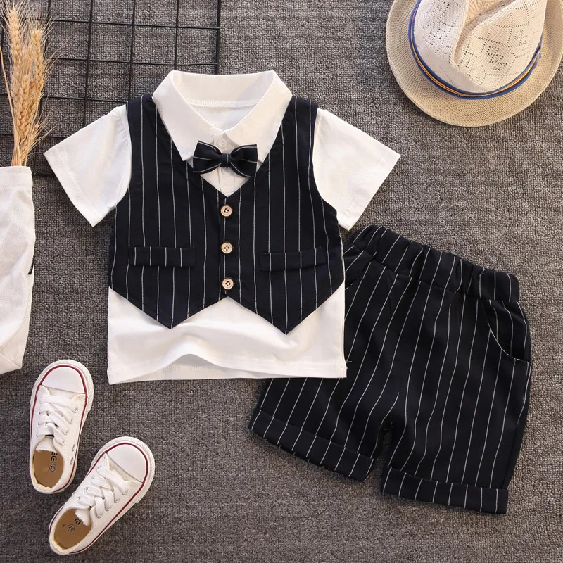 Summer Kids Boys Formal Outfit Suit Crown Printed Shirt with Bow Leather Belt Boy Birthday Party Clothes Set 1-6 Years
Summer Kids Boys Formal Outfit Suit Crown Printed Shirt with Bow Leather Belt Boy Birthday Party Clothes Set 1-6 Years