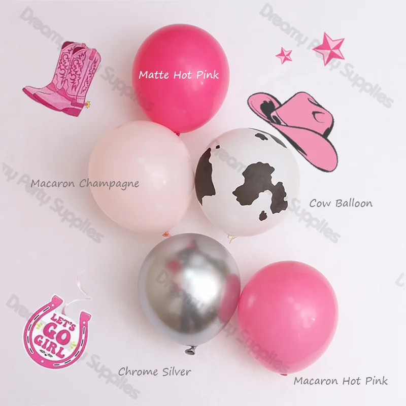 Pink Cowgirls Birthday Party Balloons Set Western Themed Bridal Shower Bride Wedding Bachelorette Disco Foil Balloon Decorations
Pink Cowgirls Birthday Party Balloons Set Western Themed Bridal Shower Bride Wedding Bachelorette Disco Foil Balloon Decorations