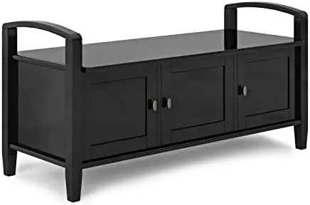 Shaker SOLID WOOD 44 Inch Wide Transitional Entryway Storage Bench in Rustic Natural Aged Brown, For the Living Room, Entryway a
Shaker SOLID WOOD 44 Inch Wide Transitional Entryway Storage Bench in Rustic Natural Aged Brown, For the Living Room, Entryway a
