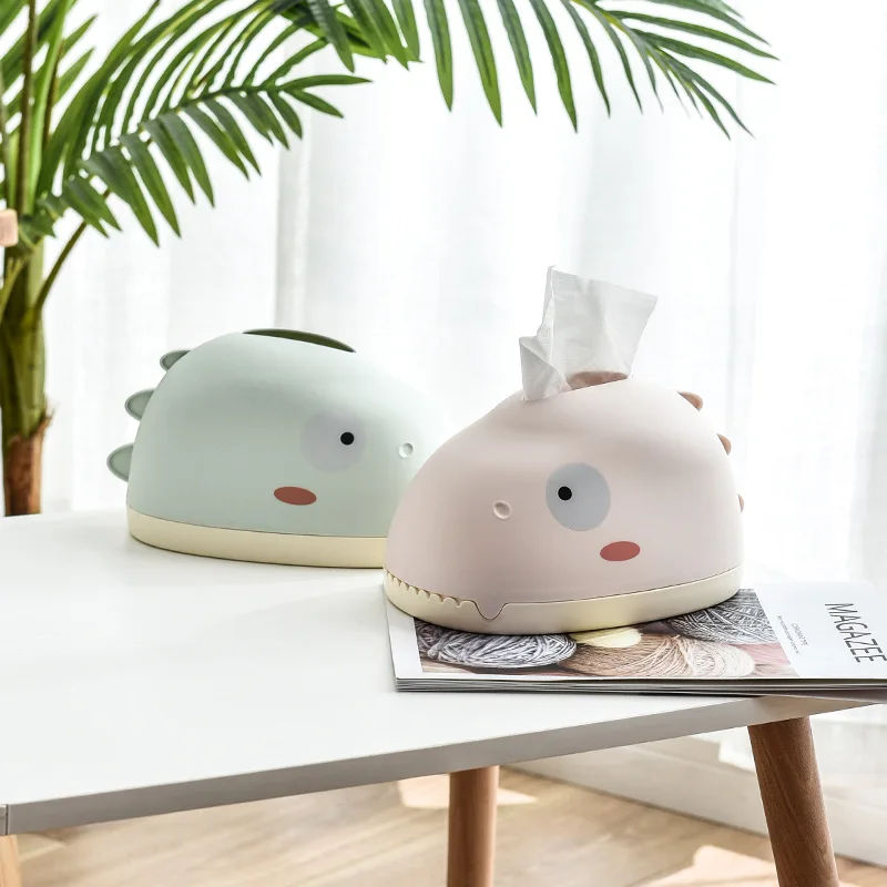 Tissue Box Kawaii Dinosaur Creative Cute Living Room Desktop Toilet Paper Box Multifunctional PP Plastic Storage Tissue Box
Tissue Box Kawaii Dinosaur Creative Cute Living Room Desktop Toilet Paper Box Multifunctional PP Plastic Storage Tissue Box