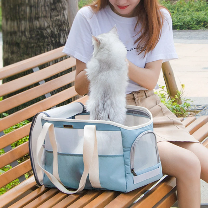 YOKEE Pet Cat Carrier Bag Travel Tent Outdoor Portable Shoulder Bag Transparent Breathable Mesh Summer Puppy Dog Carrier
YOKEE Pet Cat Carrier Bag Travel Tent Outdoor Portable Shoulder Bag Transparent Breathable Mesh Summer Puppy Dog Carrier