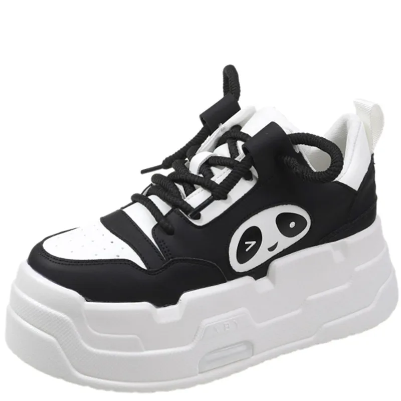 6CM Leather Women Casual Shoes High Platform Wedges Skateboard Shoes Women Chunky Sneakers Spring Autumn Vulcanized White Shoes
6CM Leather Women Casual Shoes High Platform Wedges Skateboard Shoes Women Chunky Sneakers Spring Autumn Vulcanized White Shoes