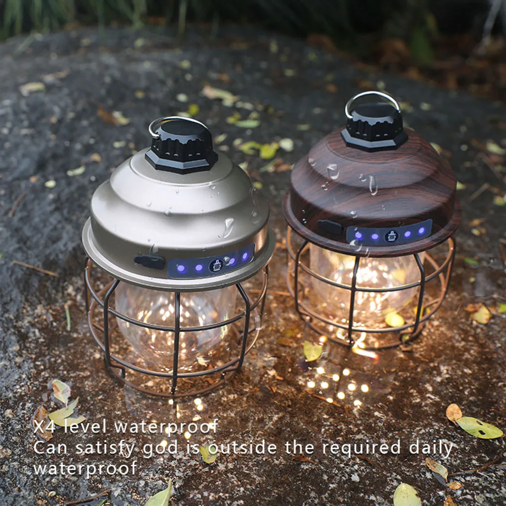 Portable Lantern Camping Light IP44 Retro Outdoor Lamp 3 Gears Dimming USB Camping Light Rechargeable Battery For Garden
Portable Lantern Camping Light IP44 Retro Outdoor Lamp 3 Gears Dimming USB Camping Light Rechargeable Battery For Garden