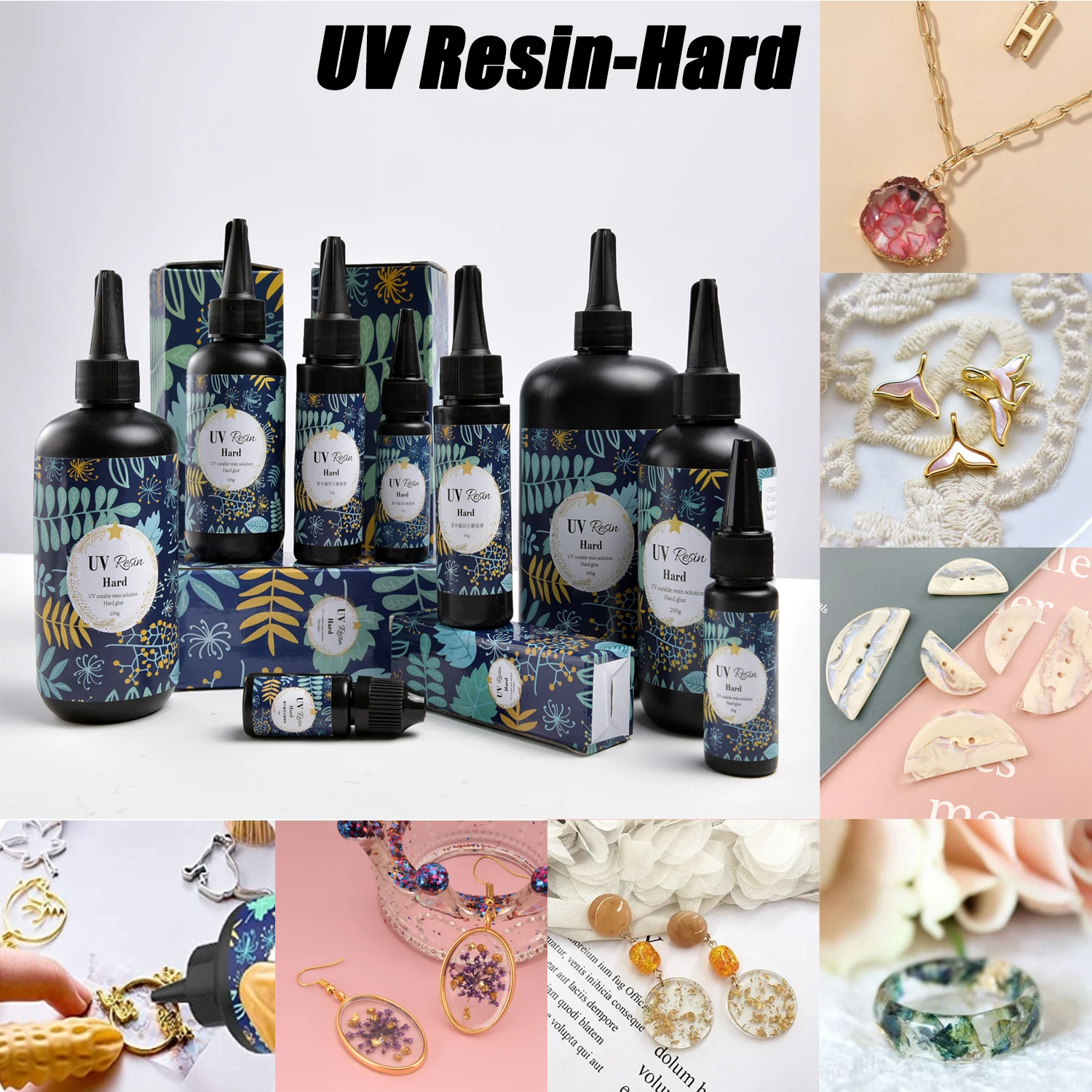 500g Hard Type Solar Ultraviolet Solidify Cure Resin UV Resin Glue Clear Gel Activated Crafts For DIY Jewelry Mold
500g Hard Type Solar Ultraviolet Solidify Cure Resin UV Resin Glue Clear Gel Activated Crafts For DIY Jewelry Mold