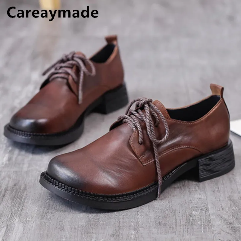 Women's Shoes Women British Leather Strap Casual Single Shoes Casual Women's Flats Shoes Careaymade-100% Genuine Leather Style
Women's Shoes Women British Leather Strap Casual Single Shoes Casual Women's Flats Shoes Careaymade-100% Genuine Leather Style
