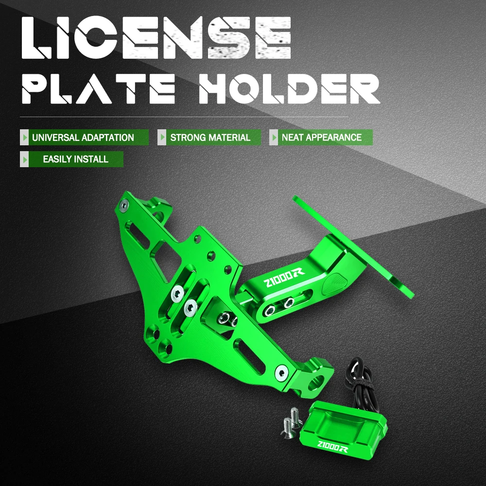 Motorcycle License Plate Bracket Licence Plate Holder LED Turn Signals Light For Kawasaki Z1000R Z 1000R Z1000 R Accessories
Motorcycle License Plate Bracket Licence Plate Holder LED Turn Signals Light For Kawasaki Z1000R Z 1000R Z1000 R Accessories