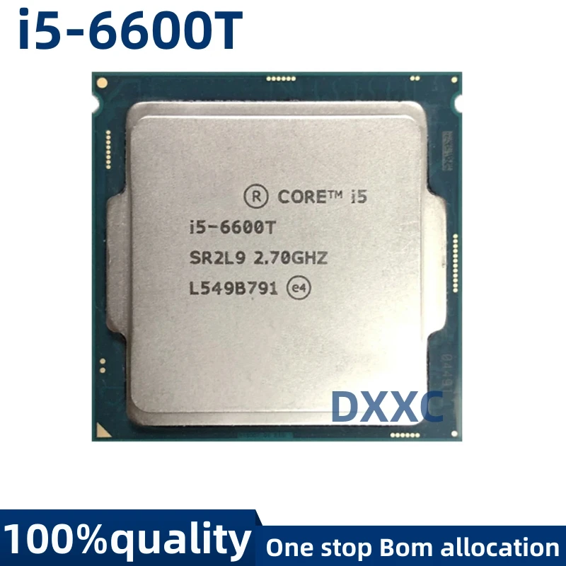 For i5-6600T i5 6600T LGA1151 2.7GHz Quad-Core Quad-Thread CPU Processor 6M 35W I5 6600T
For i5-6600T i5 6600T LGA1151 2.7GHz Quad-Core Quad-Thread CPU Processor 6M 35W I5 6600T