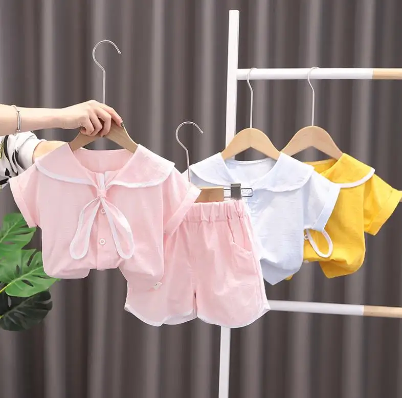 0-5Y Summer baby girl clothes fashion kids tracksuits cotton cute short sleeve T-shirts+shorts 2pcs/set Toddler infant clothing
0-5Y Summer baby girl clothes fashion kids tracksuits cotton cute short sleeve T-shirts+shorts 2pcs/set Toddler infant clothing