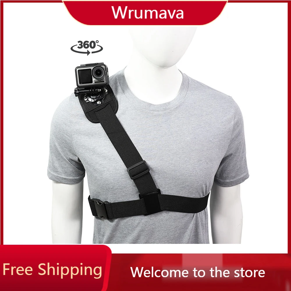for Accessories 360° Shoulder Strap Mount Chest Harness Adapter For Go Pro Hero 11 10 9 8 7 6 5 4 3+ 3 Black Edition Xiaomi Yi
for Accessories 360° Shoulder Strap Mount Chest Harness Adapter For Go Pro Hero 11 10 9 8 7 6 5 4 3+ 3 Black Edition Xiaomi Yi
