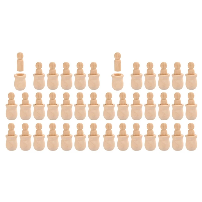 -Unfinished Wooden Peg Nesting Dolls People Bodies,Natural Unpainted Decorative Wood Figures For Painting,Art Projects 40
-Unfinished Wooden Peg Nesting Dolls People Bodies,Natural Unpainted Decorative Wood Figures For Painting,Art Projects 40