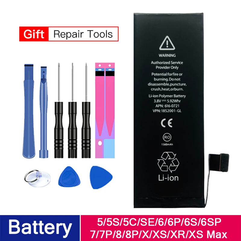 2022 high quality zero cycle battery for iPhone 5,5c, 6, 6S, 5S, Se, 7, 8 plus, x, XS, Max, 11 pro, 12 mini, phone batteries
2022 high quality zero cycle battery for iPhone 5,5c, 6, 6S, 5S, Se, 7, 8 plus, x, XS, Max, 11 pro, 12 mini, phone batteries