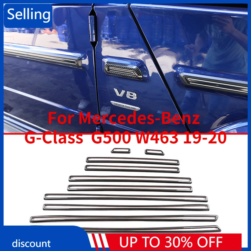 ABS Glosy Black Door Trim Bright Strip Body Trims For Mercedes-Benz G-Class G500 W463 19-20 Car Accessories
ABS Glosy Black Door Trim Bright Strip Body Trims For Mercedes-Benz G-Class G500 W463 19-20 Car Accessories