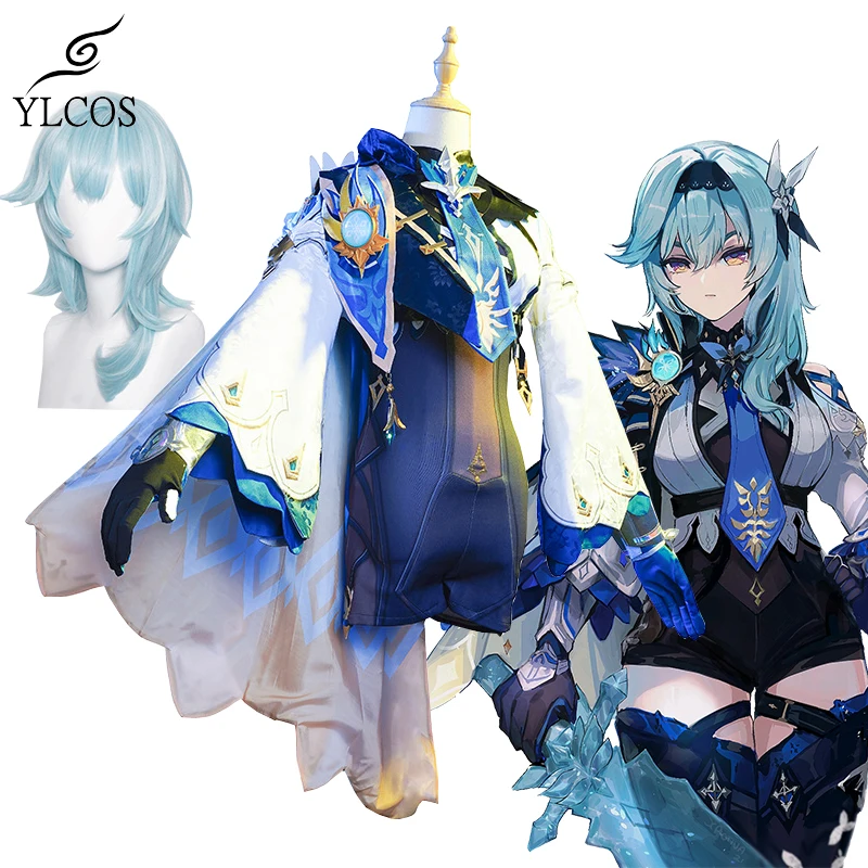 Game Genshin Impact Eula Lawrence Costume Cosplay Wig Boots Halloween Party Suit For Unisex Full Set
Game Genshin Impact Eula Lawrence Costume Cosplay Wig Boots Halloween Party Suit For Unisex Full Set