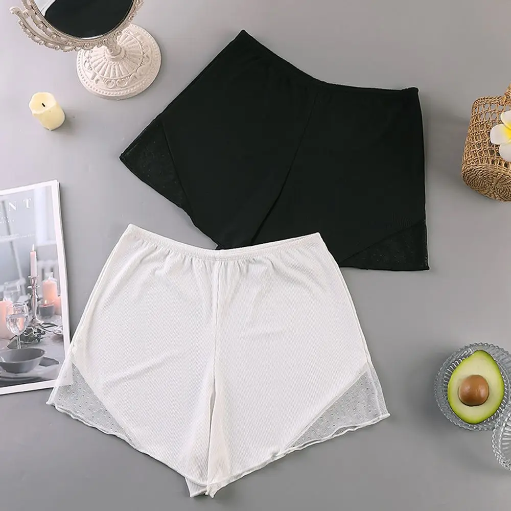 Safety Short Pants Women Summer Lace Patchwork Ribbed Middle Waist Under-skirt Thin Breathable Boxer Briefs Shorts
Safety Short Pants Women Summer Lace Patchwork Ribbed Middle Waist Under-skirt Thin Breathable Boxer Briefs Shorts