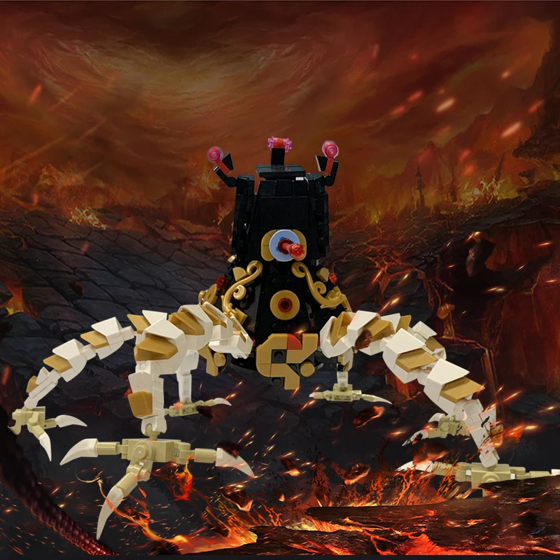 Gobricks MOC Mecha Guardian Robot Decayed Shrine Warriors Building Blocks For Breath Wild Breath Monster Bricks Toys kids Gifts
Gobricks MOC Mecha Guardian Robot Decayed Shrine Warriors Building Blocks For Breath Wild Breath Monster Bricks Toys kids Gifts