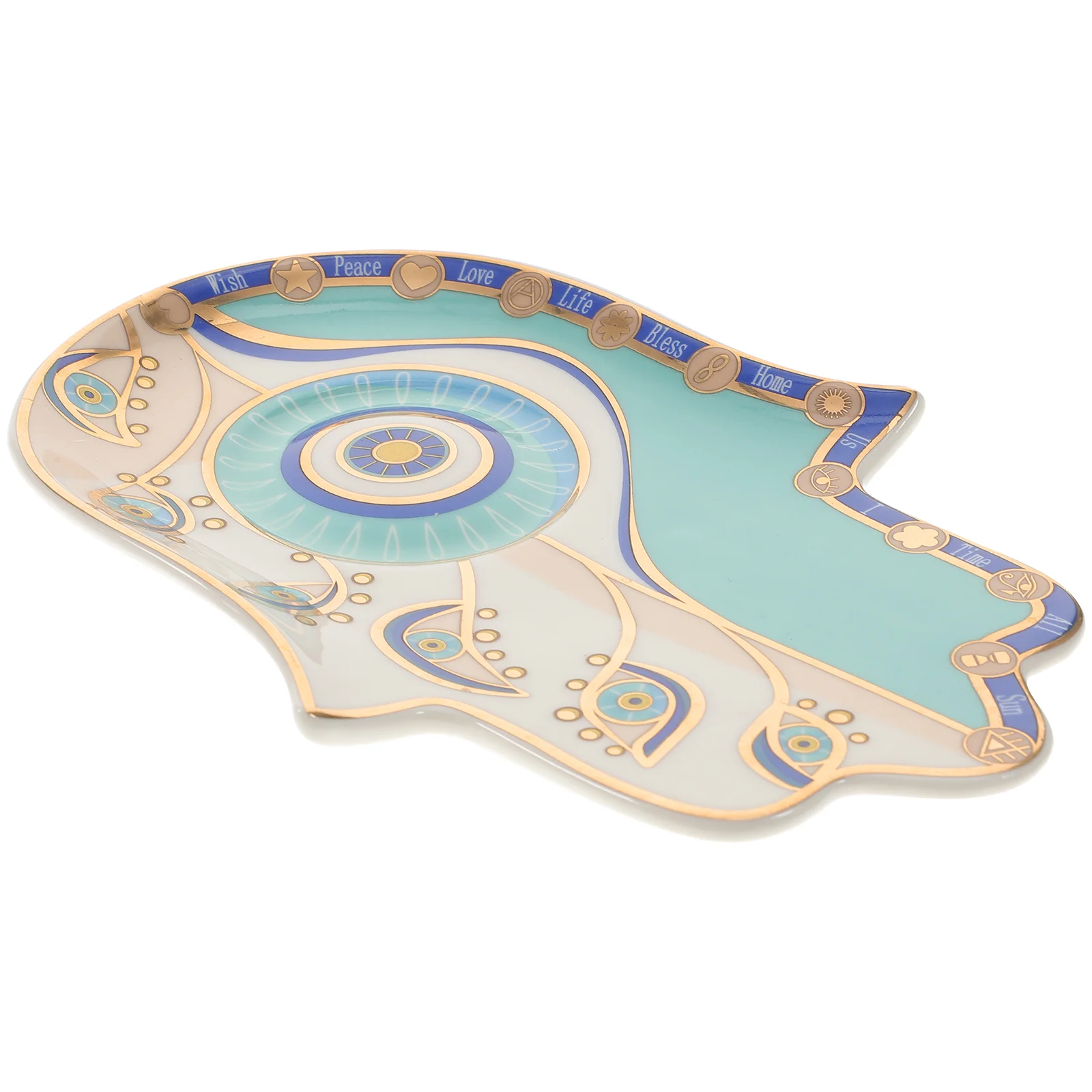 Jewelry Dish Tray Eye Plate Evil Hamsa Ring Trinket Hand Holder Serving Platter Extra Large Organizer Ceramic Blue Necklace
Jewelry Dish Tray Eye Plate Evil Hamsa Ring Trinket Hand Holder Serving Platter Extra Large Organizer Ceramic Blue Necklace