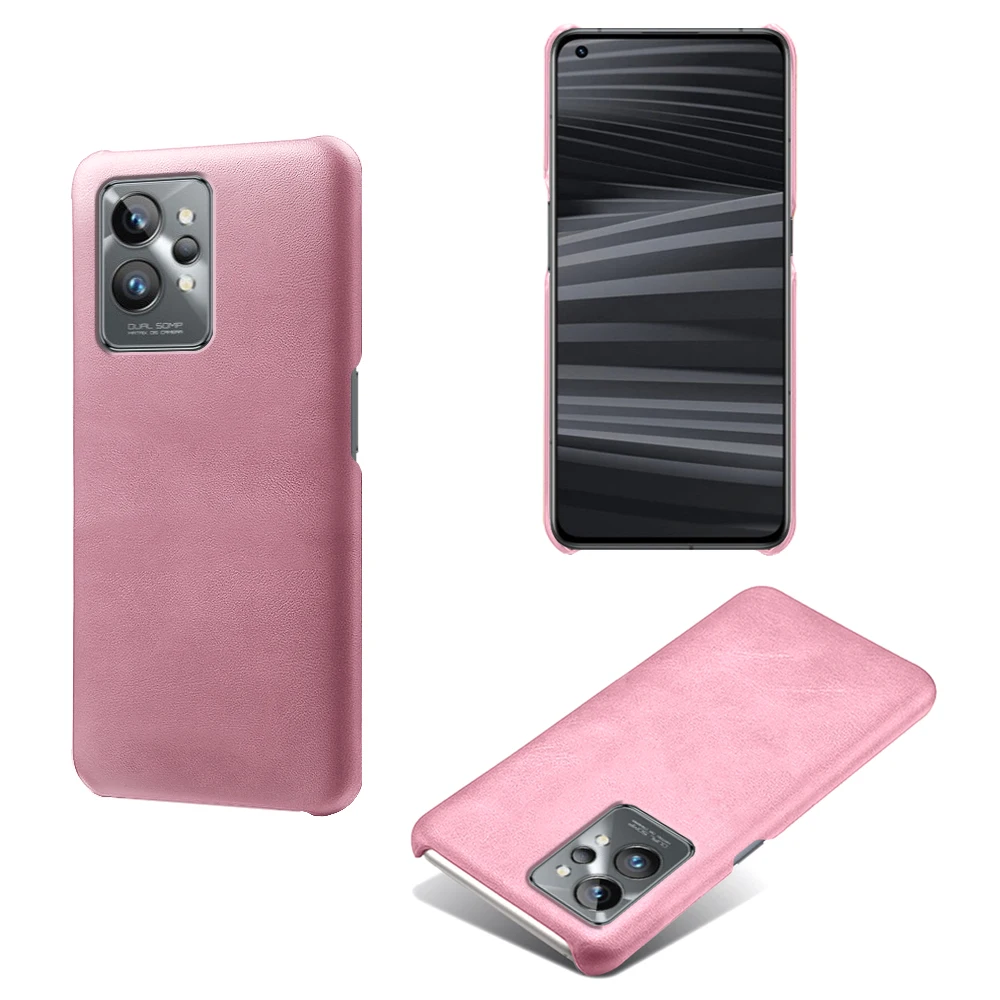 

For OPPO Realme GT2 Pro Wearable Slim Case For Oppo Realme GT 2 Pro 2pro 5G 6.7" Realme GT2 Pro Luxury Vegan PU Leather Cover