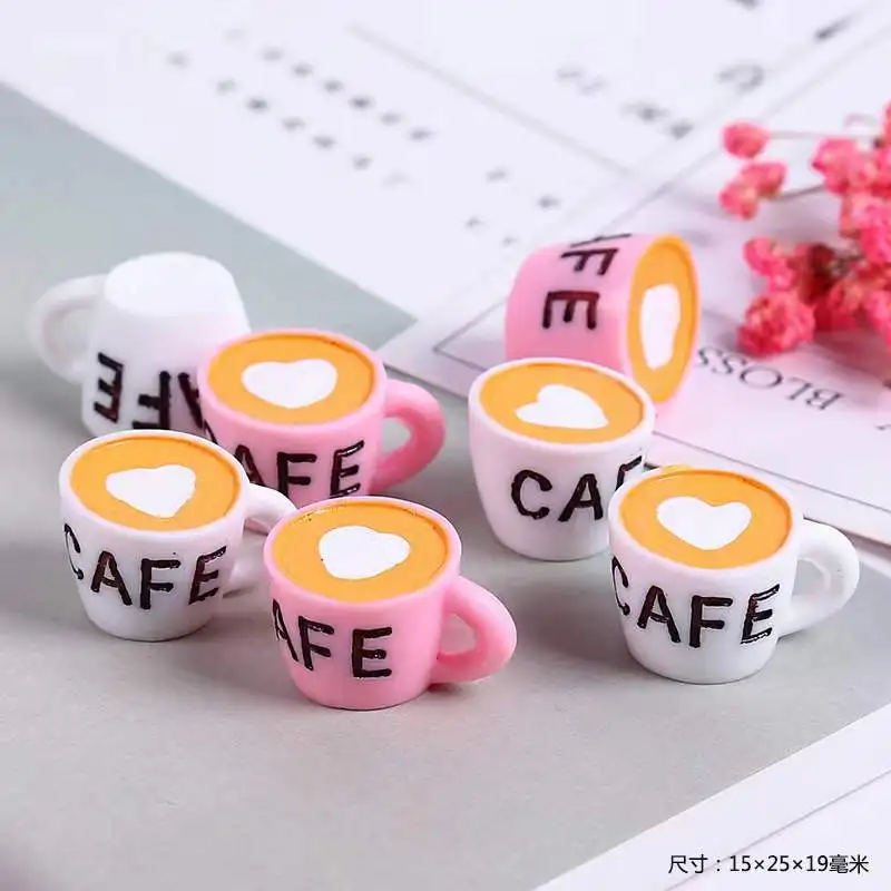 10Pc 13*21*19mm Coffee Cup Simulation Miniature Figurine Resin Craft Pendant For Keychain Jewelry Making Diy Accessories
10Pc 13*21*19mm Coffee Cup Simulation Miniature Figurine Resin Craft Pendant For Keychain Jewelry Making Diy Accessories