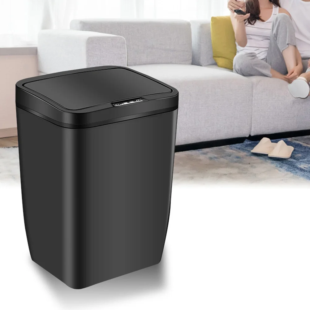 Inductive Trash Can Trash Bin Automatic Smart Sensor Kitchen Bathroom Rubbish Bin Garbage Can Waste Bin without (Black)
Inductive Trash Can Trash Bin Automatic Smart Sensor Kitchen Bathroom Rubbish Bin Garbage Can Waste Bin without (Black)