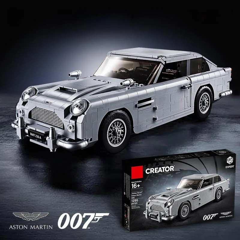 James Bond DB5 Classic Car 007 Model Building Blocks 1439PCS Technical 10262 Assemble Bricks Toys Gifts For for Adult Boy
James Bond DB5 Classic Car 007 Model Building Blocks 1439PCS Technical 10262 Assemble Bricks Toys Gifts For for Adult Boy