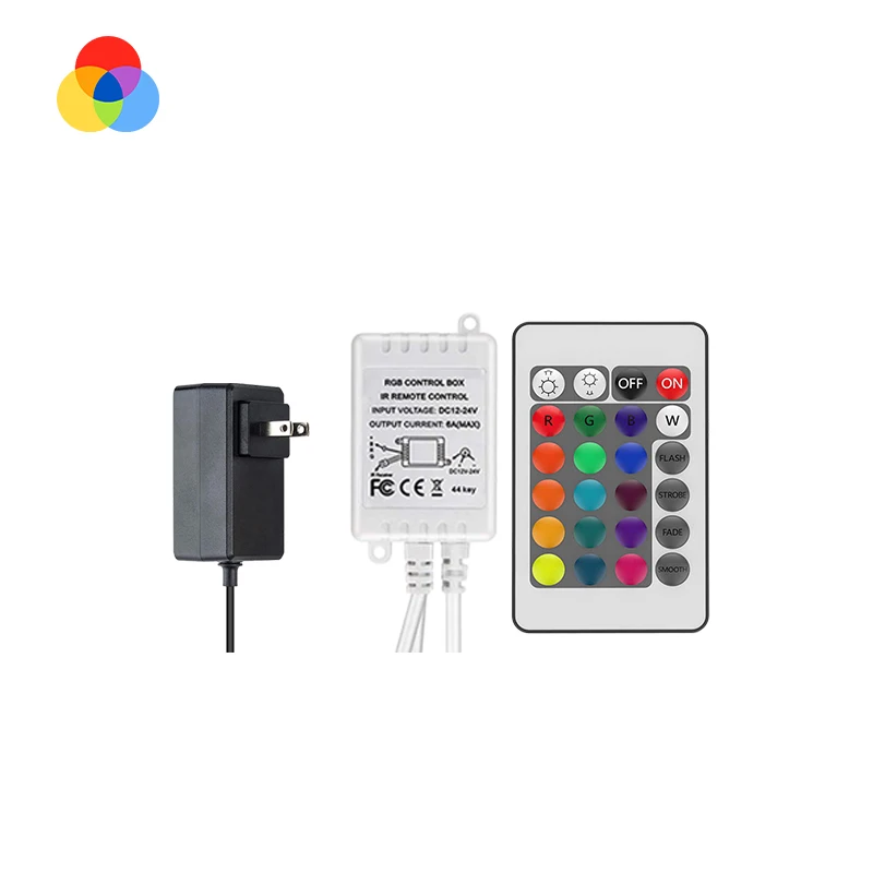 RGB LED Strip Controller With Power adapter 12V/24V 2A/3A/4A/5A EU US UK AU Power Adapter with RGB 4PIN Contorller
RGB LED Strip Controller With Power adapter 12V/24V 2A/3A/4A/5A EU US UK AU Power Adapter with RGB 4PIN Contorller