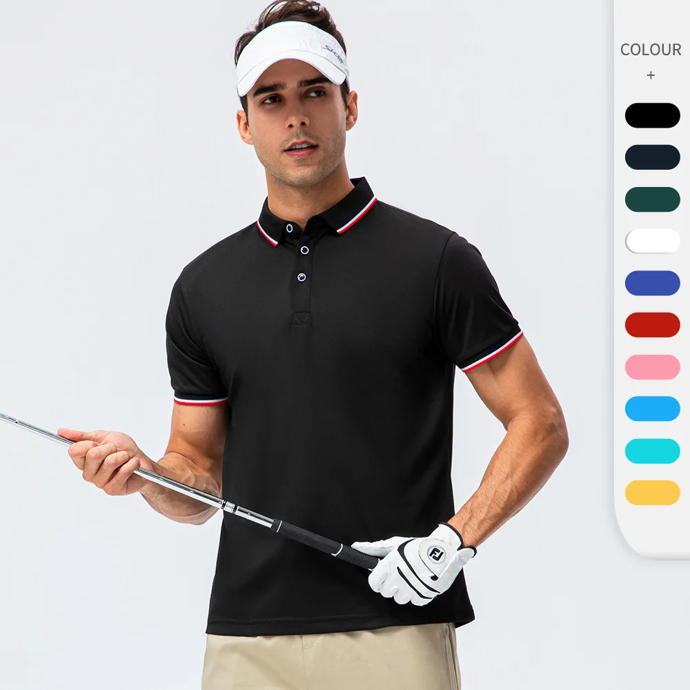 Men's and Women's Sports Polo Shirts Loose Activity T-shirt Couple's Short Sleeve
Men's and Women's Sports Polo Shirts Loose Activity T-shirt Couple's Short Sleeve