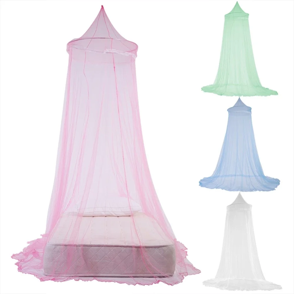 Elegant Round Lace Insect Bed Canopy Netting Curtain Hung Dome Mosquito Net for Summer Mesh Fabric Lit Lace Baby Kids Bed Canop
Elegant Round Lace Insect Bed Canopy Netting Curtain Hung Dome Mosquito Net for Summer Mesh Fabric Lit Lace Baby Kids Bed Canop