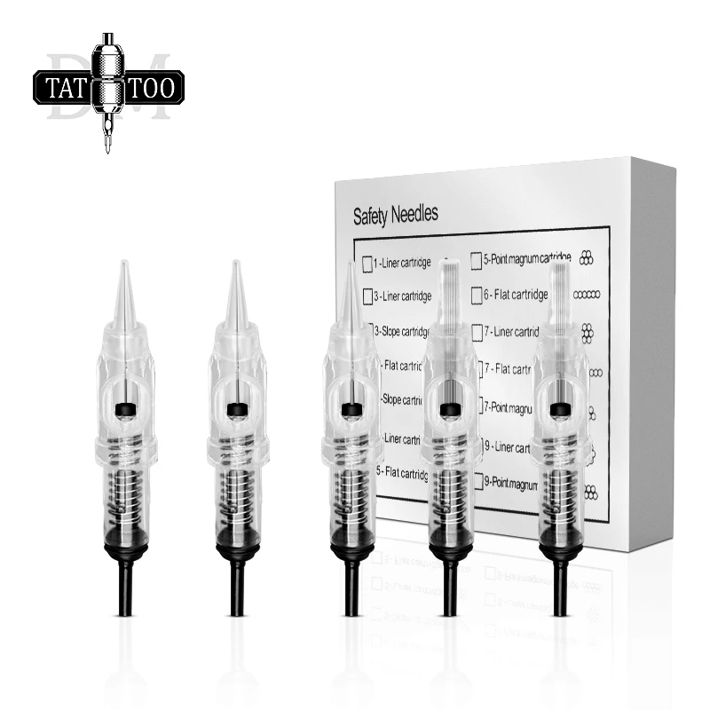 Disposable Eyebrow Tattoo Needles 1R 3R 5R 5F 7F Sterilized Microblading Permanent Makeup Cartridge Needles
Disposable Eyebrow Tattoo Needles 1R 3R 5R 5F 7F Sterilized Microblading Permanent Makeup Cartridge Needles
