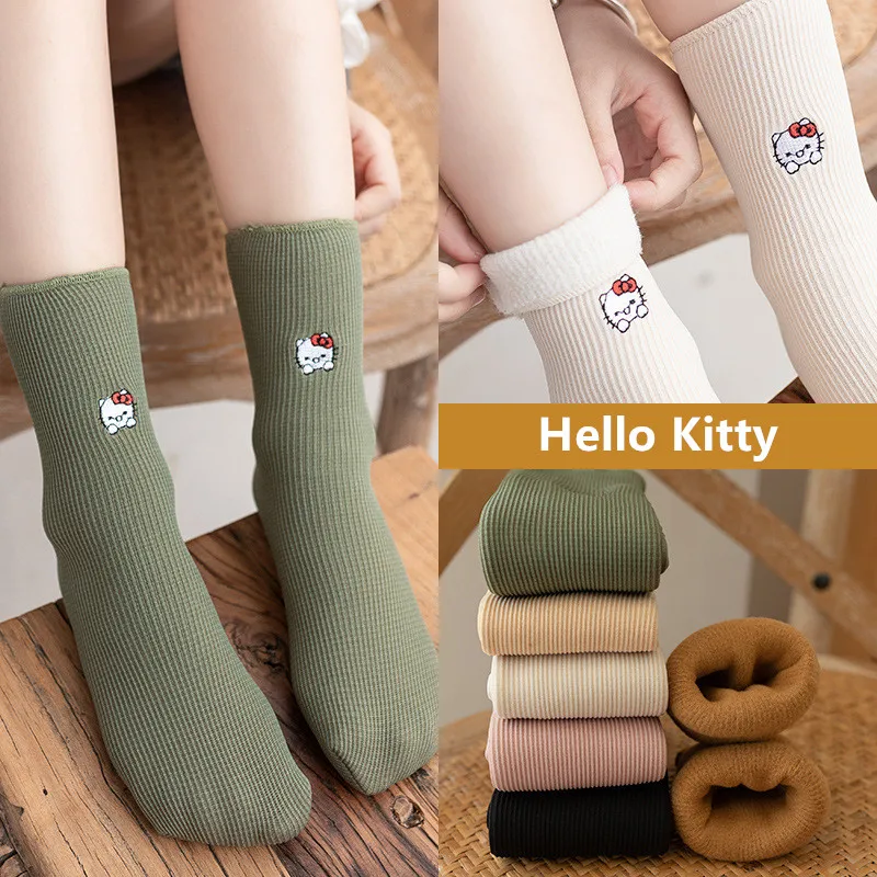 Hello Kitty Girls' Autumn Winter Socks Anti-Pilling Cold Kt Cat Embroidered Snow Socks Thermal Cotton Socks
Hello Kitty Girls' Autumn Winter Socks Anti-Pilling Cold Kt Cat Embroidered Snow Socks Thermal Cotton Socks