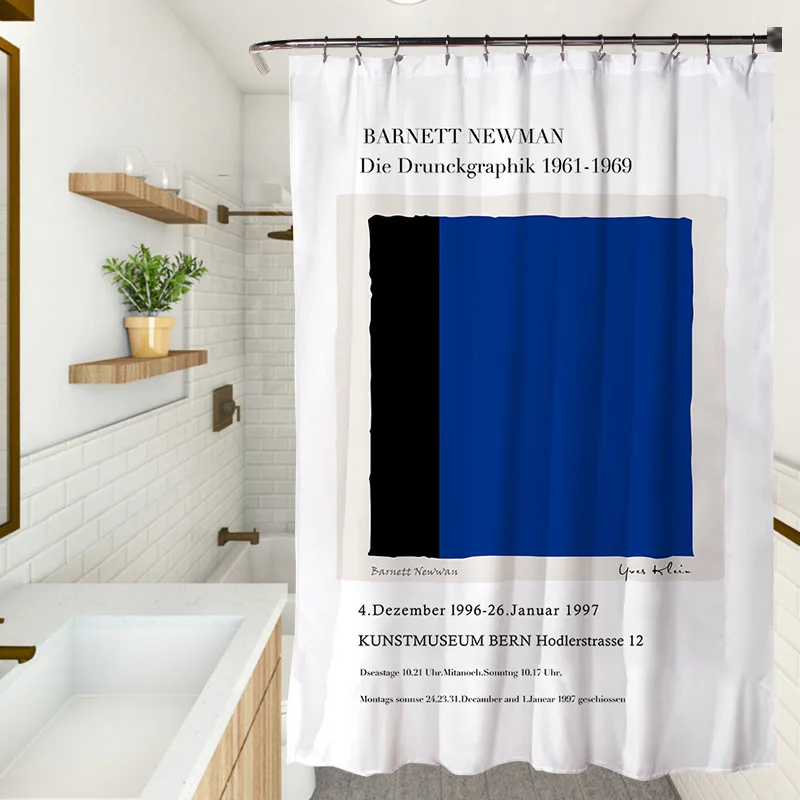 Simple Blue Printing Shower Curtain Fresh Flowers Girl Bath Curtain Blue and White Modern Bathroom Set Nordic Literature and Art
Simple Blue Printing Shower Curtain Fresh Flowers Girl Bath Curtain Blue and White Modern Bathroom Set Nordic Literature and Art