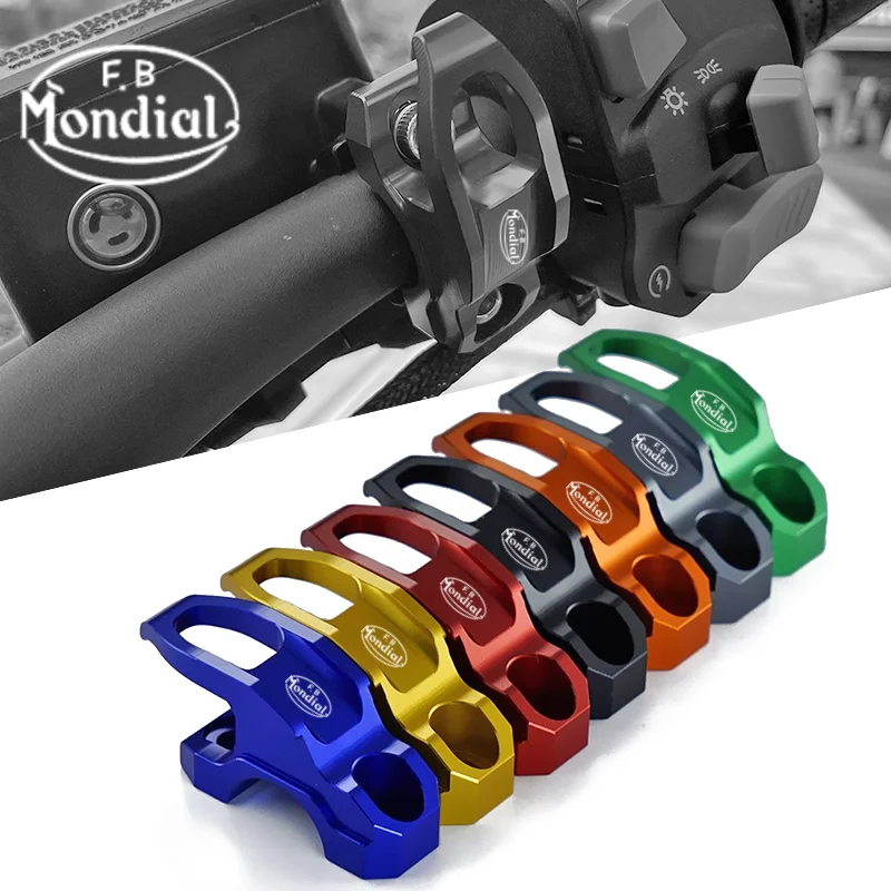 

For FB Mondial Flat Track HPS 125 300 Hipster Imola SMT SMX 125 Enduro Motard Motorcycle CNC Brake Master Cylinder Helmet Hook