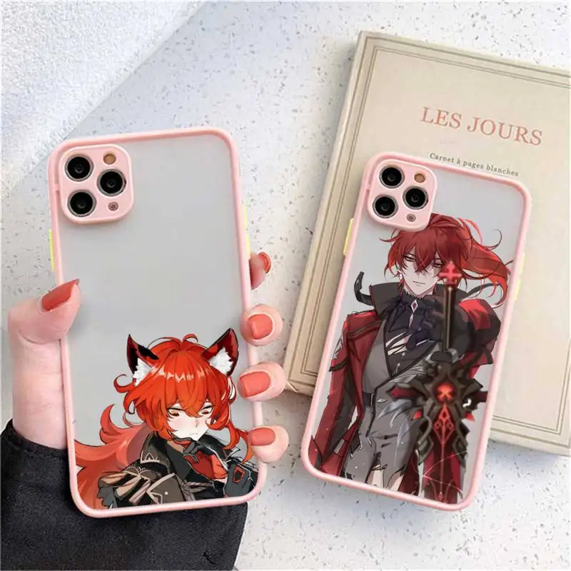 Diluc Ragnvindr Genshin Impact Phone Case matte transparent For iphone 14 11 12 13 plus mini x xs xr pro max cover
Diluc Ragnvindr Genshin Impact Phone Case matte transparent For iphone 14 11 12 13 plus mini x xs xr pro max cover