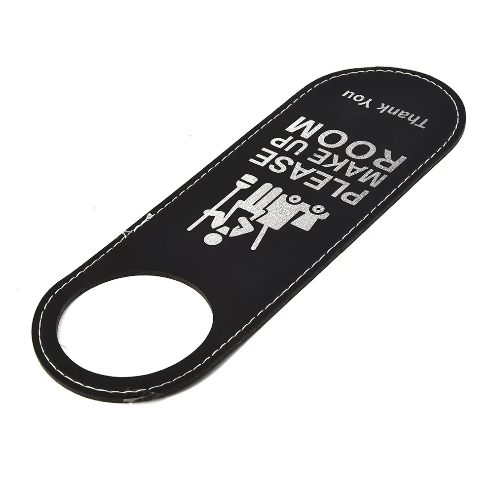 Durable High Quality Practical Door Knobs Door Sign 1pc 24*8cm Black Hang On Door Or Wall Leather Wall Decoration
Durable High Quality Practical Door Knobs Door Sign 1pc 24*8cm Black Hang On Door Or Wall Leather Wall Decoration