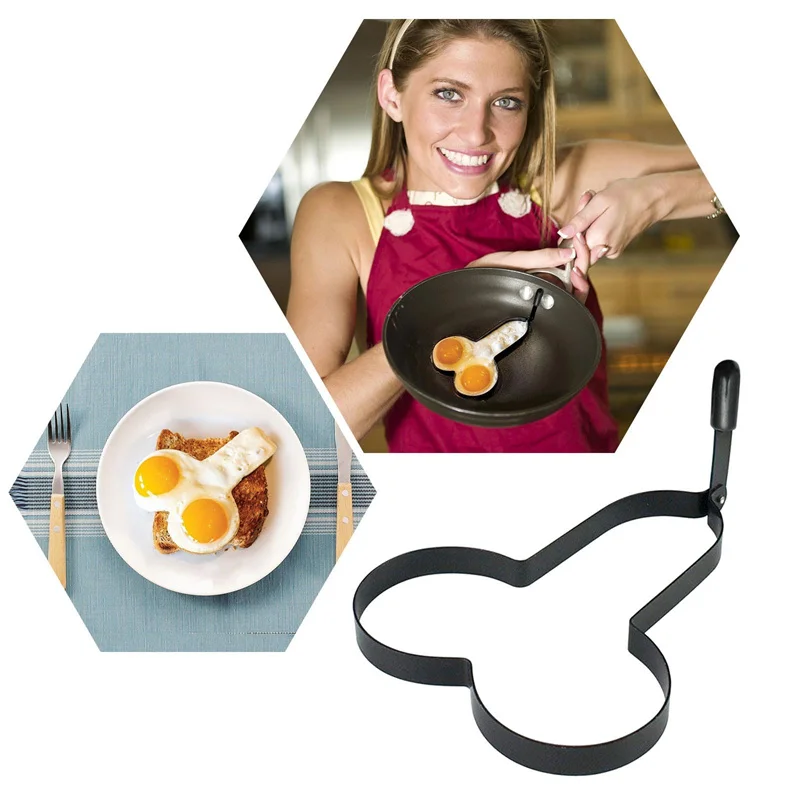 

Забавная фритюрница в форме яйца, домашняя кухня, специальные формы, инструменты 175*165 мм, форма для яиц в форме петуха, форма для жареного яйц...
