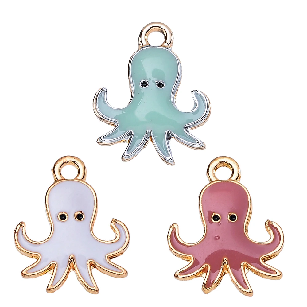 20Pcs 15 x 20mm 2022 Cute Little Octopus Alloy Enamel Charm Earrings Bracelet Pendant Jewelry Making DIY Handmade Accessories
20Pcs 15 x 20mm 2022 Cute Little Octopus Alloy Enamel Charm Earrings Bracelet Pendant Jewelry Making DIY Handmade Accessories
