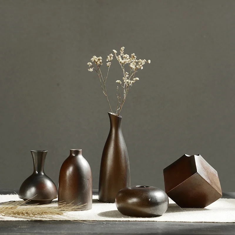 Ceramic Retro Vase Home Decoration Hydroponic Floristry Decoration Small Flower Pot
Ceramic Retro Vase Home Decoration Hydroponic Floristry Decoration Small Flower Pot