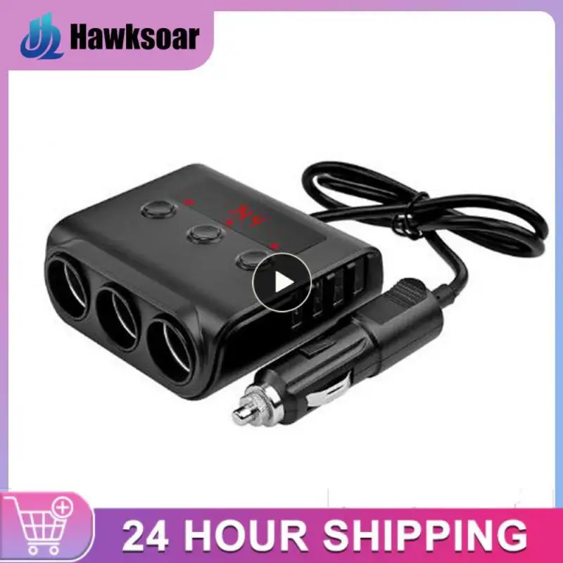 Wired Charging Multifunctional Led Light Display Digital Display Three Hole Independent Switch Design Spring Storage Abs Vehicle
Wired Charging Multifunctional Led Light Display Digital Display Three Hole Independent Switch Design Spring Storage Abs Vehicle