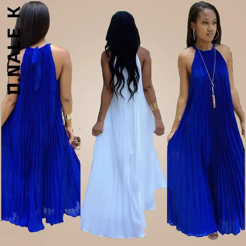 D.Nale K exy Pleated Dress in summer 2020 New European and American women's fashionable Clothing Female Vestidos
D.Nale K exy Pleated Dress in summer 2020 New European and American women's fashionable Clothing Female Vestidos