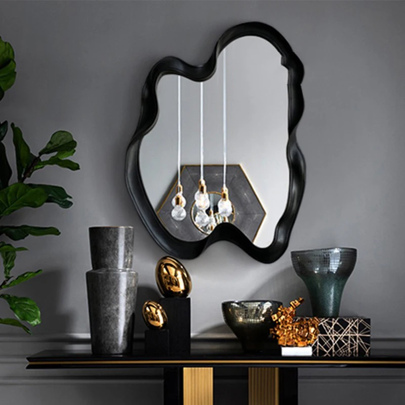 Wavy Hexagon Irregular Mirror Infinity Hall Glass Bathroom Living Room Mirror Vintage Large Wohnzimmer Deko Decoration Items 
Wavy Hexagon Irregular Mirror Infinity Hall Glass Bathroom Living Room Mirror Vintage Large Wohnzimmer Deko Decoration Items