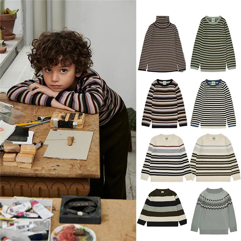 EnkeliBB Children 100% Wool Knit T-shirt Boys Autumn and Winter Basic Style Long Sleeve T Shirts F* Brand Designer Tops Toddler
EnkeliBB Children 100% Wool Knit T-shirt Boys Autumn and Winter Basic Style Long Sleeve T Shirts F* Brand Designer Tops Toddler