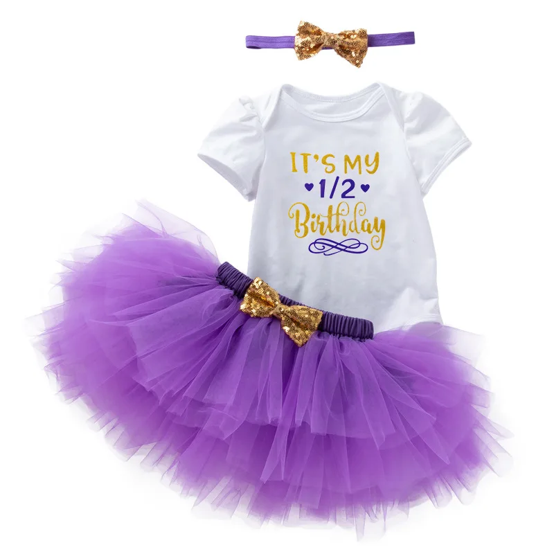 Baby Girls Birthday Romper Tutu Dress Birthday Outfit Set Toddler Summer Dresses Short Sleeve Tutu Dress 6 Months
Baby Girls Birthday Romper Tutu Dress Birthday Outfit Set Toddler Summer Dresses Short Sleeve Tutu Dress 6 Months